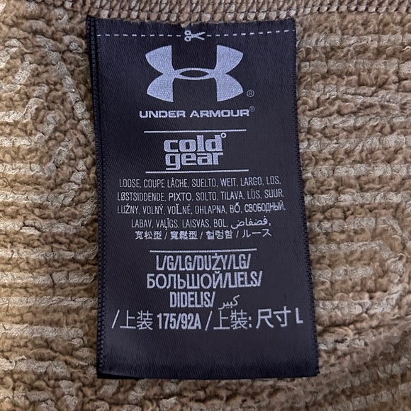 Under Armour Men’s Size L Camo Vest Real Tree with Neon Accents Scent Control - Picture 9 of 11